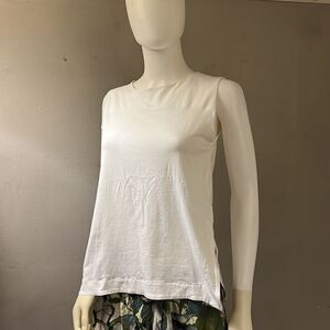 Matthildur White Tank Top